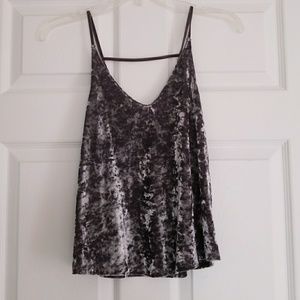 Velvet tank top